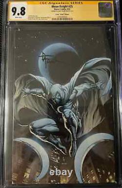 Série de signatures CGC 9.8 Moon Knight #25 Édition vierge signée par Gary Frank