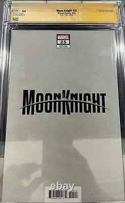 Série de signatures CGC 9.8 Moon Knight #25 Édition vierge signée par Gary Frank