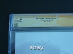 Série de signatures CGC 9.8 WP Artist proof Persuasion Preview 3B Psylocke Virgin