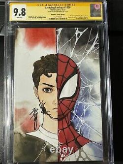 Série de signatures CGC Peach Momoko avec auto-signature 9.8 Amazing Fantasy 1000