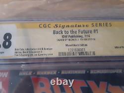 Série de signatures CGC SS 9.8 Retour vers le futur #1 signé par Michael J. Fox