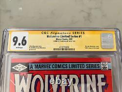 Série limitée Wolverine #1 1982 CGC 9.6 SS Série Signature Signée par Frank Miller