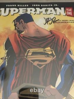 Série signature CGC 9,8 Superman Year One n°1 signé par Romita Jr. et Frank Miller
