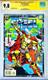 Shaquille O'neal Signé Cgc Signature Series John H. Steel Annual #1 Grade 9.8