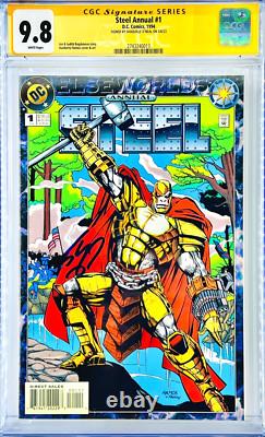 Shaquille O'Neal signé CGC Signature Series John H. Steel Annual #1 Grade 9.8
