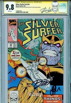 Silver Surfer Vol 3 34 Cgc 9.8 Ss X3 Stan Lee Ron LIM Jim Starlin Thanos Retour