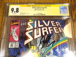 Silver Surfer v 3 #35 RARE Série Signature Starlin CGC 9.8 SS 1ère Impression Marvel