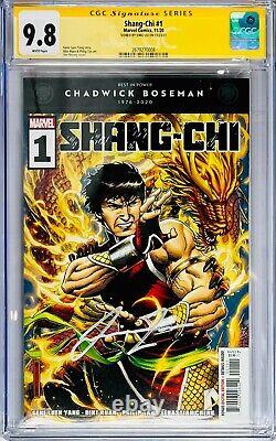 Simu Liu Signé Cgc Signature Series Graded 9.8 Shang-chi #1 Marvel