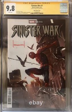 Sinister War #1 Kael Ngu Cgc Ss 9.8 Signé Par Kael Ngu