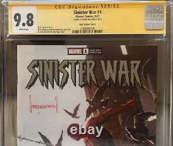 Sinister War #1 Kael Ngu Cgc Ss 9.8 Signé Par Kael Ngu