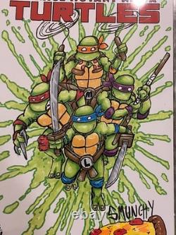 Smunchy Tiny Turtles Tortues Ninja Mutantes CGC 9.8 Série Signature 1/1