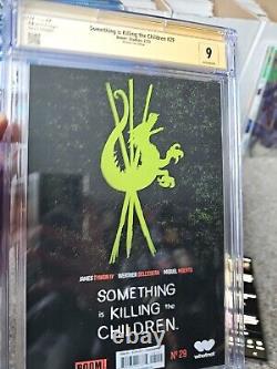 Something Is Killing the Children #29 BD Foil Variant Signature Series CGC 9.8