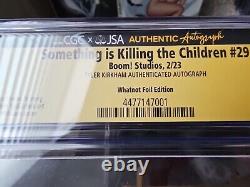 Something Is Killing the Children #29 BD Foil Variant Signature Series CGC 9.8