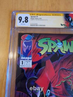 Spawn #1 1992 CGC 9.8 Pages Blanches Série Signature Autographe McFarlane