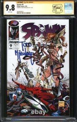 Spawn (1992) n° 9 CGC Signature Series 9,8 NM/MT signé Todd McFarlane