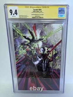 Spawn #301 Signé Clayton Crain Exclusif Virgin CGC SS 9.4