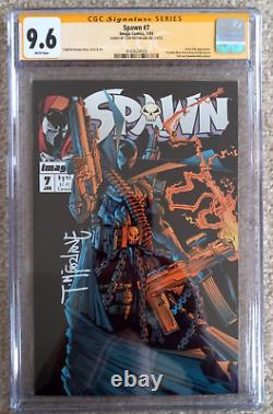 Spawn #7 CGC 9.6 SS Signé Todd McFarlane