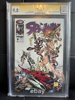 Spawn 9 CGC 9.8 Signé Jim Lee Signature Series SS Angela Gaiman