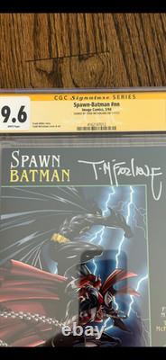 Spawn-Batman #nn CGC 9.6 Signature Series 5/94 Signé par Todd McFarlane