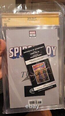 Spider-Boy #1 Trinity Comics CGC Signature SERIES <br/> <br/>
 Translation: Spider-Boy #1 Séries de Bandes Dessinées Trinity CGC Signature