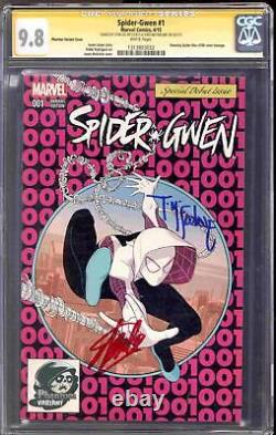 Spider-Gwen #1 Phantom Variant Stan Lee Todd McFarlane Signature Series CGC 9.8<br/><br/>Traduction en français: Spider-Gwen #1 Variante Fantôme Série Signature Stan Lee Todd McFarlane CGC 9.8