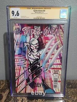 Spider-Gwen #20 Signé et Croqué par Robbi Rodriguez CGC Signature Series