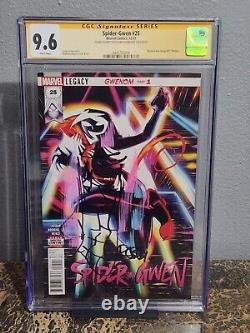 Spider-Gwen #25 Signé et Esquissé par Robbi Rodriguez CGC Signature Series