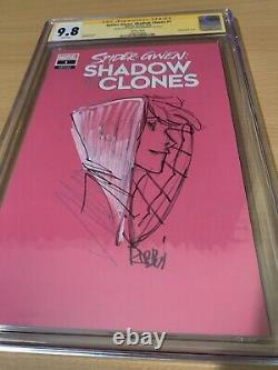 Spider-Gwen Clones d'Ombre #1 CGC 9.8 Signé et Dessin par Robbi Rodriguez CGC SS