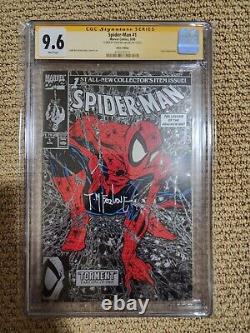 Spider-Man #1 (1990) CGC Signature Series 9.6 Édition Argent de Todd McFarlane