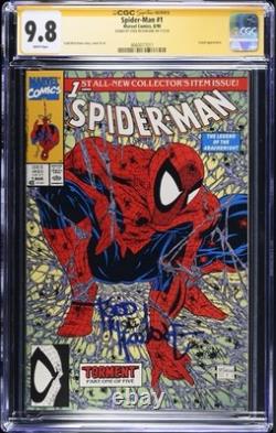 Spider-Man 1 CGC 9.8 Signé Signature Series Todd McFarlane 1990 Couverture régulière A