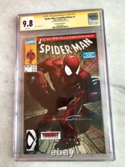 Spider-Man 1 Facsimile SS CGC 9.8 SS Signature d'Infinity ? Hommage à McFarlane