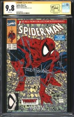 Spider-Man (1990) n° 1 CGC Signature Series 9,8 NM/MT signé Todd McFarlane