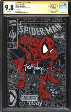 Spider-Man (1990) n° 1 Édition Argent CGC Signature Series 9.8 NM/MT signé Todd