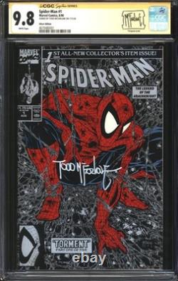 Spider-Man (1990) n° 1 Édition Silver CGC Signature Series 9.8 NM/MT signé Todd