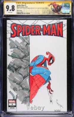 Spider-Man #1C MARVEL Comics 2022 / Série Signature CGC 9.8 Spider-Man Venom