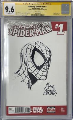Spider-Man Incroyable 1 Signature Series CGC 9.6 Dessin Original de Ryan Stegman