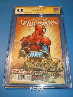 Spider-Man étonnant #18 Signé Ramos CGC 9.8 Signature Series NM/M Gem Wow