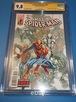 Spider-Man extraordinaire #692 1er Alpha Clé signé Ramos CGC 9.8 Série de signatures NM/M