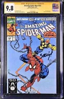 Spider-Man incroyable #352 Marvel Comics CGC Signature Series 9.8 Signé Mark Bagley