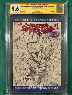 Spider-Man incroyable Derrière les coulisses #1 Vol 1 CGC Signature Series 9.6