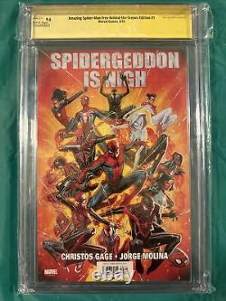 Spider-Man incroyable Derrière les coulisses #1 Vol 1 CGC Signature Series 9.6