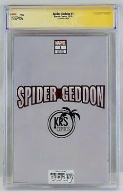 Spider-geddon #1 Cgc 9,8 Krs Comics Variante Couverture Une Série De Signatures Philip Tan