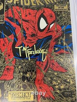 Spider-man 1 Cgc 9.8 1990 Gold Ed. Série De Signatures Ss Signé Todd Mcfarlane