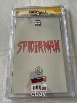 Spider-man #1 Clayton Crain Nycc Virgin Variant Ltd 600 Série Signature Cgc 9,8