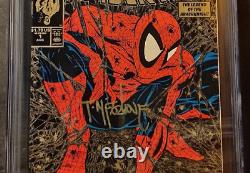 Spider-man 1 Gold Ed. Signature Série 9.8 Signée Par Todd Mcfarlane Le 12/7/22