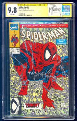 Spider-man #1 Ss Cgc 9.8 Todd Mcfarlane Signature Series 1990 Livraison Gratuite