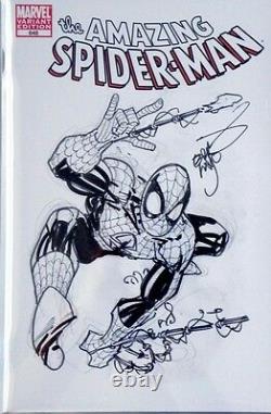 Spider-man Venom Couverture D'art Original Sketch Erik Larsen Cgc Signature Series 9.8