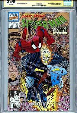 Spider-man Vol 1 18 Cgc 9.8 Ss X2 Stan Lee Larsen Ghost Rider Hobboblin Doc Ock