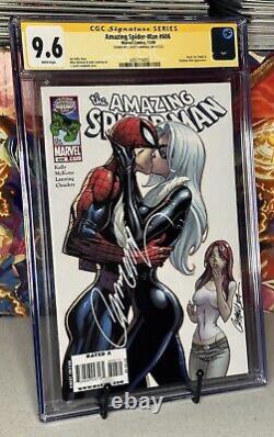 Spider-man incroyable #606 Couverture chaude de Campbell Série de signatures CGC 9.6