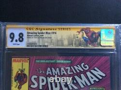 Spiderman #316 1ère couverture de Venom Todd McFarlane Signature Series CGC 9.8 Pages blanches